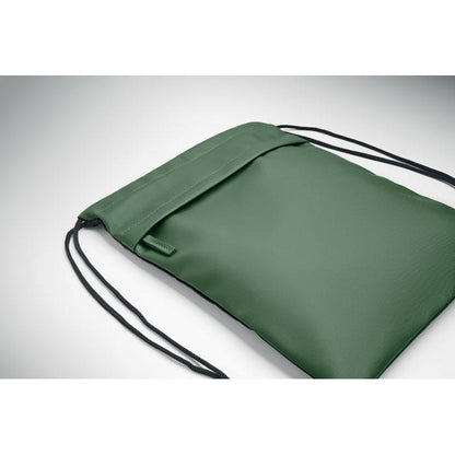 Dark Green - Lifestyle - MidOcean RPET Polyester Drawstring Bag