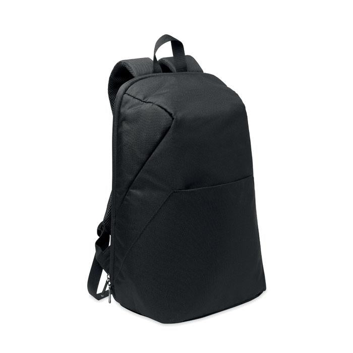 Black - Front - MidOcean RPET Polyester Backpack