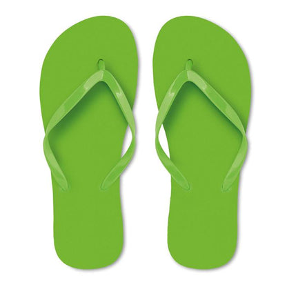 Lime - Back - MidOcean Unisex Adult EVA Beach Slippers