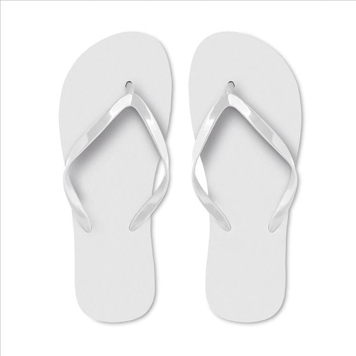 White - Front - MidOcean Unisex Adult EVA Beach Slippers