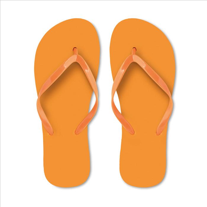 Orange - Front - MidOcean Unisex Adult EVA Beach Slippers