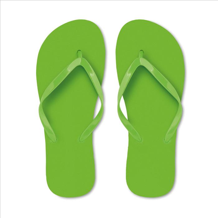 Lime - Front - MidOcean Unisex Adult EVA Beach Slippers