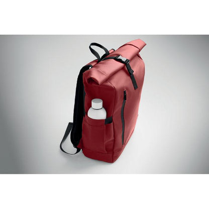 Burgundy - Side - MidOcean Bangkok Roll Top Rucksack