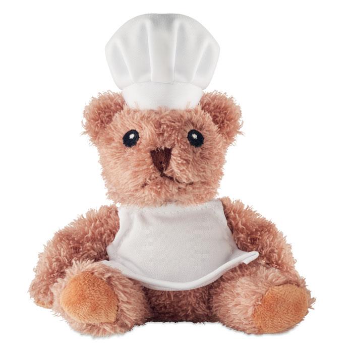 Front - MidOcean Teddchef Chef Plush Teddy Bear