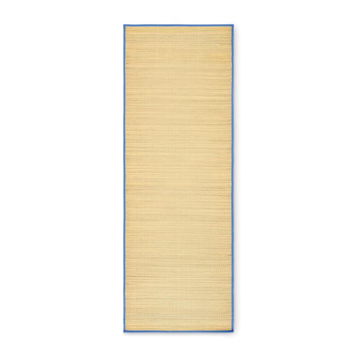 Royal Blue - Side - MidOcean Rafia Straw Beach Mat