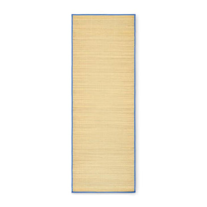 Royal Blue - Side - MidOcean Rafia Straw Beach Mat