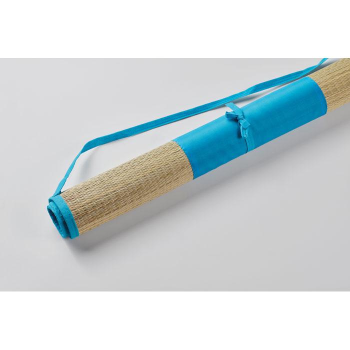 Turquoise - Lifestyle - MidOcean Rafia Straw Beach Mat