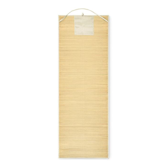 Beige - Back - MidOcean Rafia Straw Beach Mat