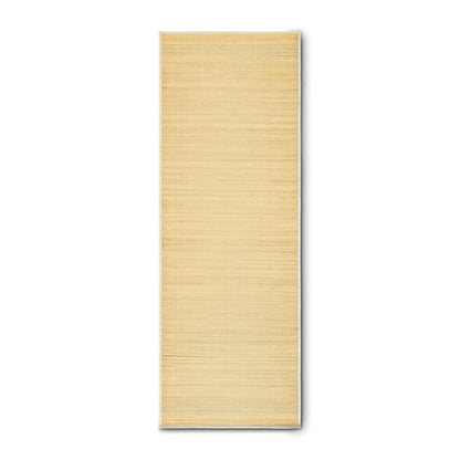 Beige - Side - MidOcean Rafia Straw Beach Mat