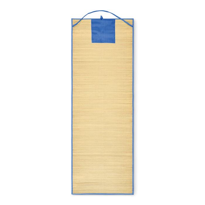 Royal Blue - Back - MidOcean Rafia Straw Beach Mat