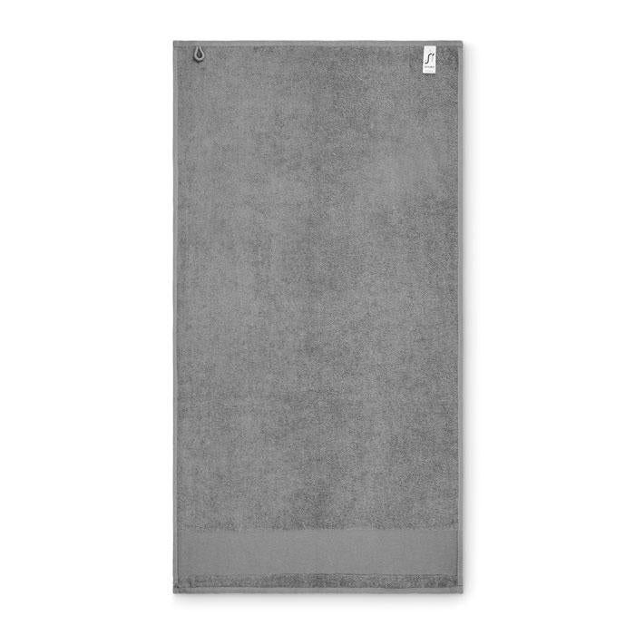 Stone Grey - Side - MidOcean Island 50 Cotton Hand Towel