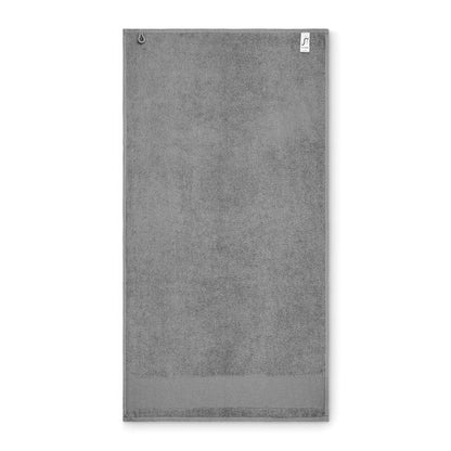 Stone Grey - Side - MidOcean Island 50 Cotton Hand Towel