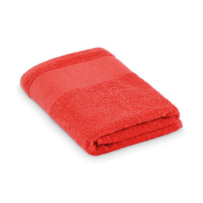 Red - Front - MidOcean Island 50 Cotton Hand Towel
