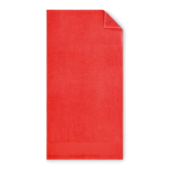 Red - Back - MidOcean Island 50 Cotton Hand Towel