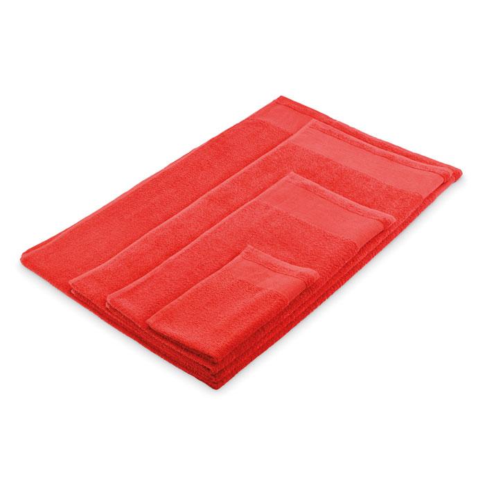 Red - Close up - MidOcean Island 50 Cotton Hand Towel