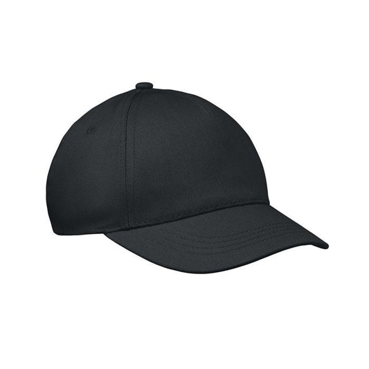 Black - Front - MidOcean Childrens-Kids Buzz Kids Baseball Cap
