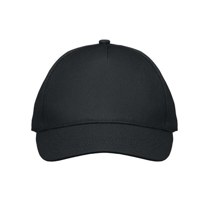 Black - Back - MidOcean Childrens-Kids Buzz Kids Baseball Cap