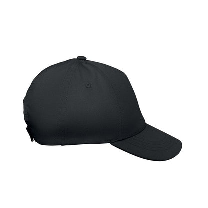 Black - Side - MidOcean Childrens-Kids Buzz Kids Baseball Cap