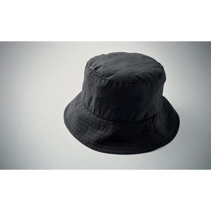 Black - Pack Shot - MidOcean Palmar Waterproof Bucket Hat