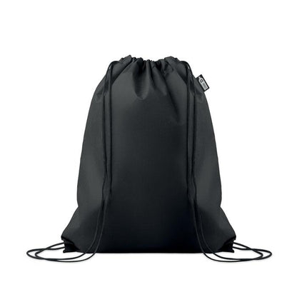 Black - Front - MidOcean Daffy Non-Woven Drawstring Bag