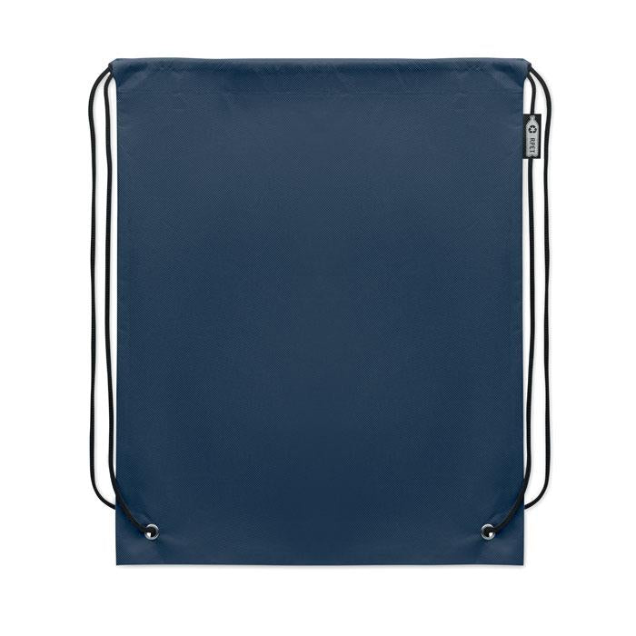 Blue - Back - MidOcean Daffy Non-Woven Drawstring Bag