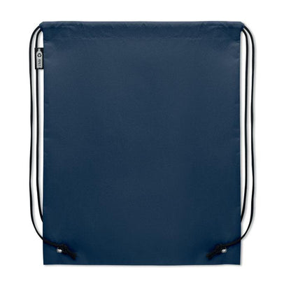 Blue - Side - MidOcean Daffy Non-Woven Drawstring Bag