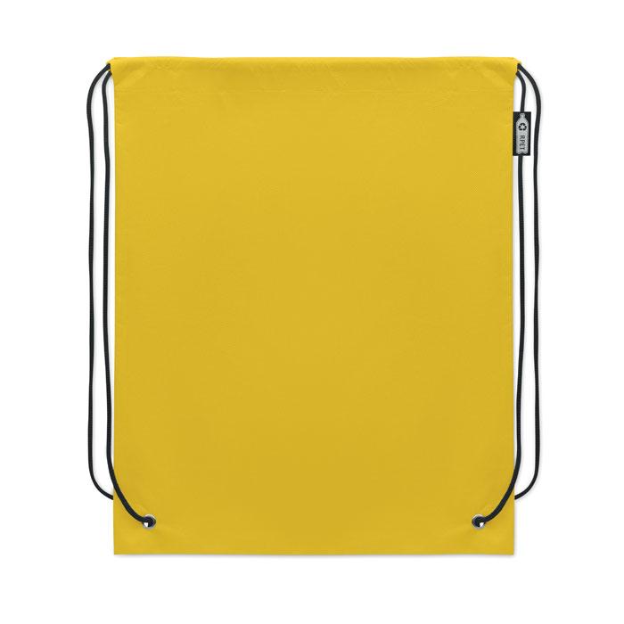 Yellow - Back - MidOcean Daffy Non-Woven Drawstring Bag