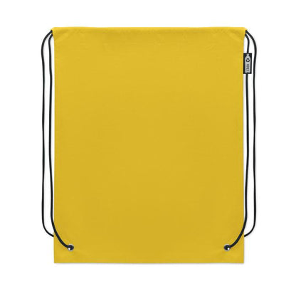 Yellow - Back - MidOcean Daffy Non-Woven Drawstring Bag