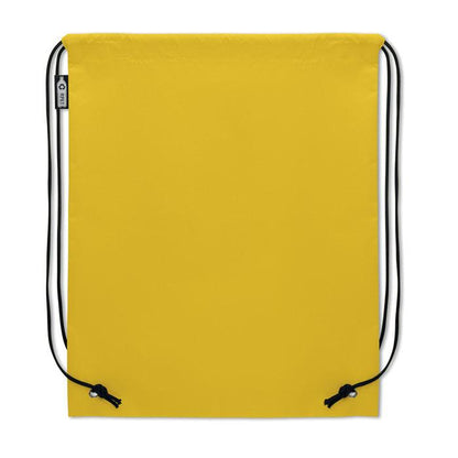 Yellow - Side - MidOcean Daffy Non-Woven Drawstring Bag