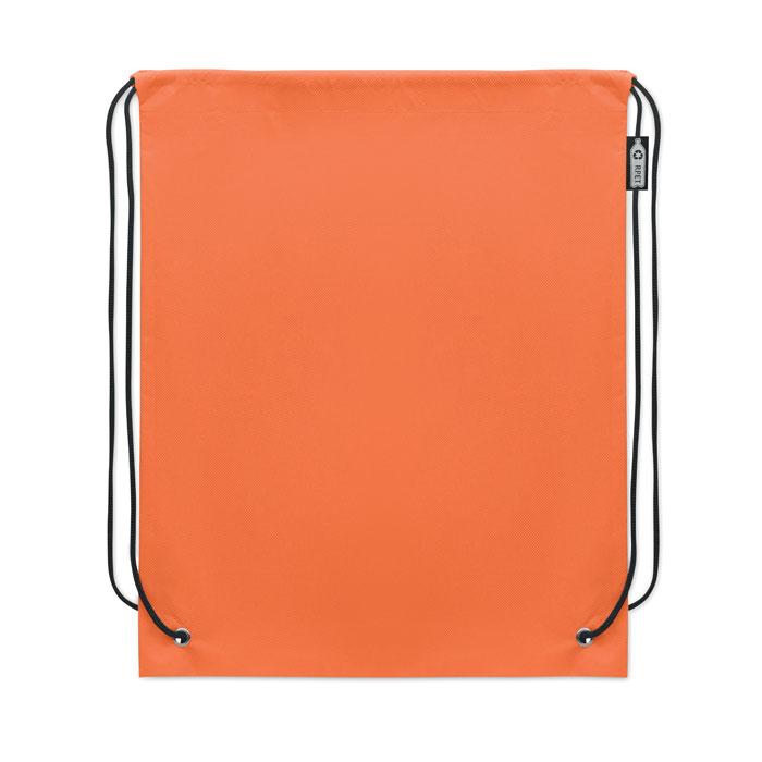 Orange - Back - MidOcean Daffy Non-Woven Drawstring Bag