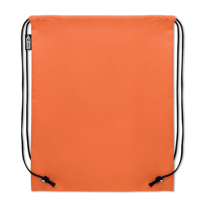Orange - Side - MidOcean Daffy Non-Woven Drawstring Bag