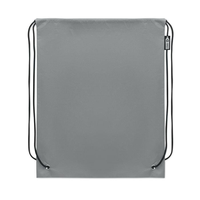 Grey - Back - MidOcean Daffy Non-Woven Drawstring Bag