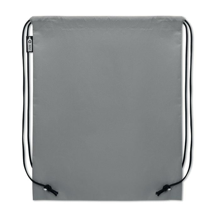 Grey - Side - MidOcean Daffy Non-Woven Drawstring Bag