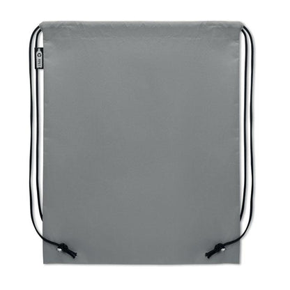 Grey - Side - MidOcean Daffy Non-Woven Drawstring Bag