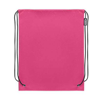 Fuchsia - Back - MidOcean Daffy Non-Woven Drawstring Bag
