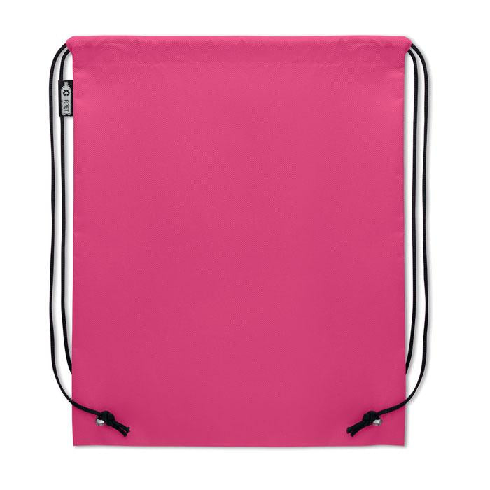Fuchsia - Side - MidOcean Daffy Non-Woven Drawstring Bag