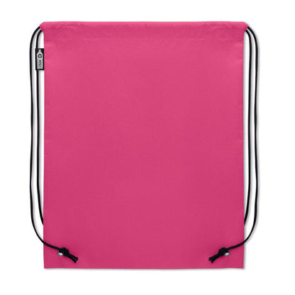 Fuchsia - Side - MidOcean Daffy Non-Woven Drawstring Bag