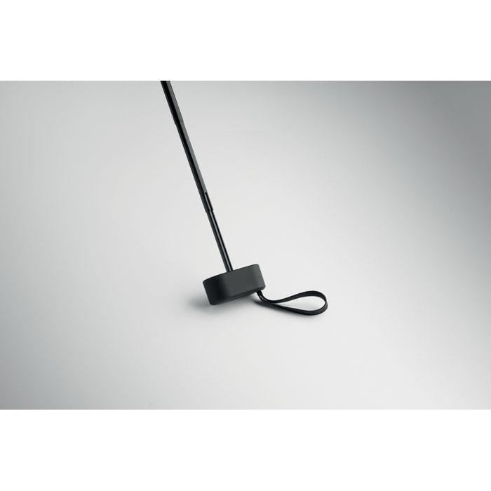 Black - Lifestyle - MidOcean Portland Sin Folding Umbrella