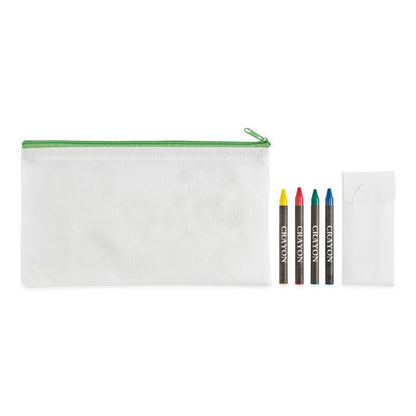 Lime - Side - MidOcean Cray Pencil Case Set