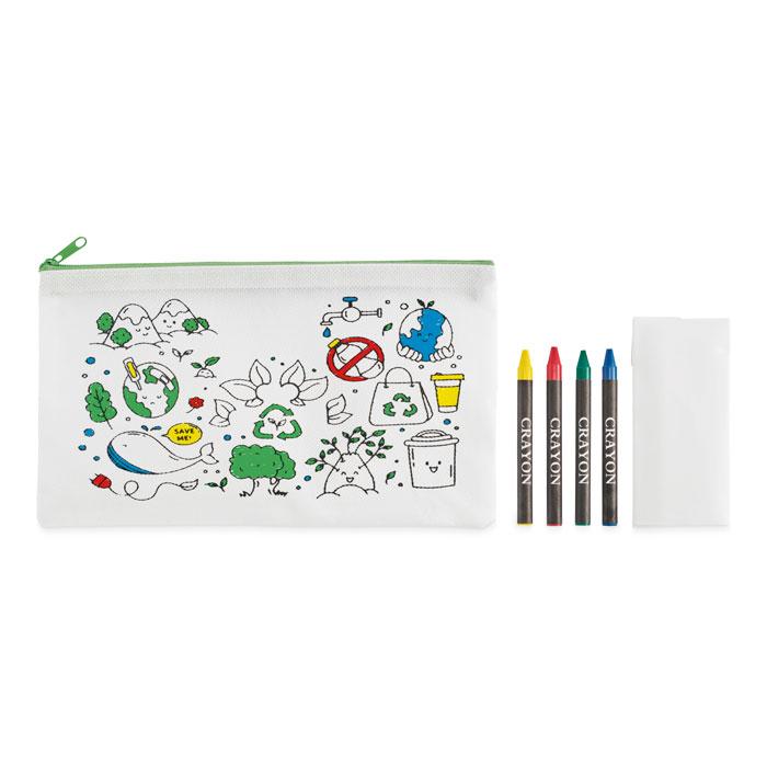 Lime - Lifestyle - MidOcean Cray Pencil Case Set