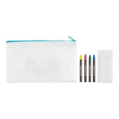Baby Blue - Side - MidOcean Cray Pencil Case Set