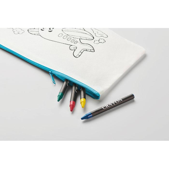 Baby Blue - Lifestyle - MidOcean Cray Pencil Case Set