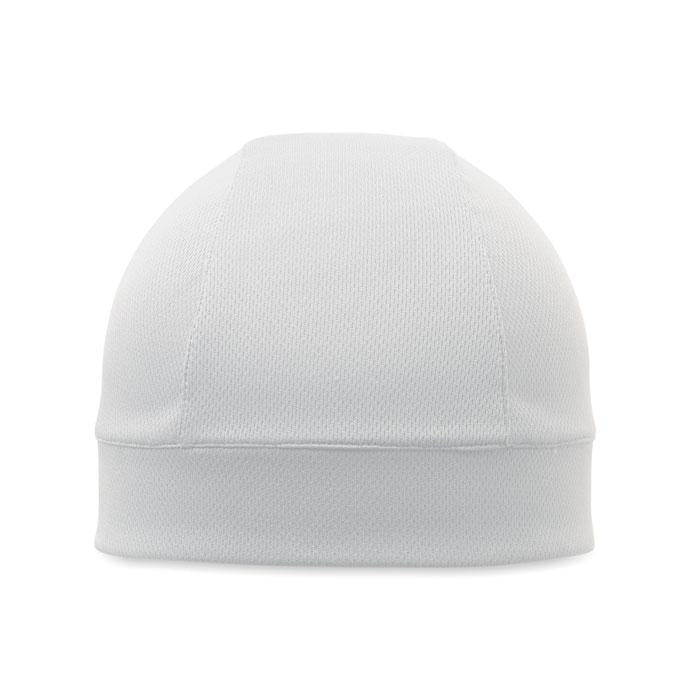 White - Side - MidOcean Shield Sports Beanie