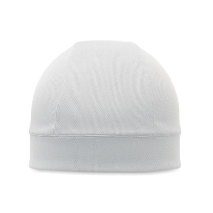 White - Side - MidOcean Shield Sports Beanie