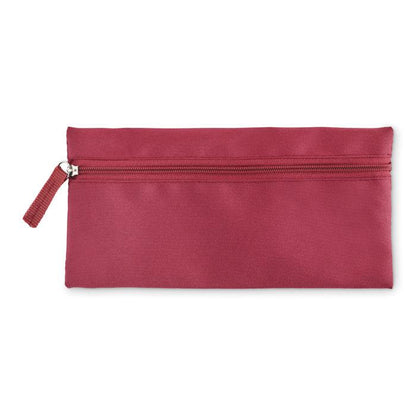 Burgundy - Back - MidOcean Study Zipped Pencil Case