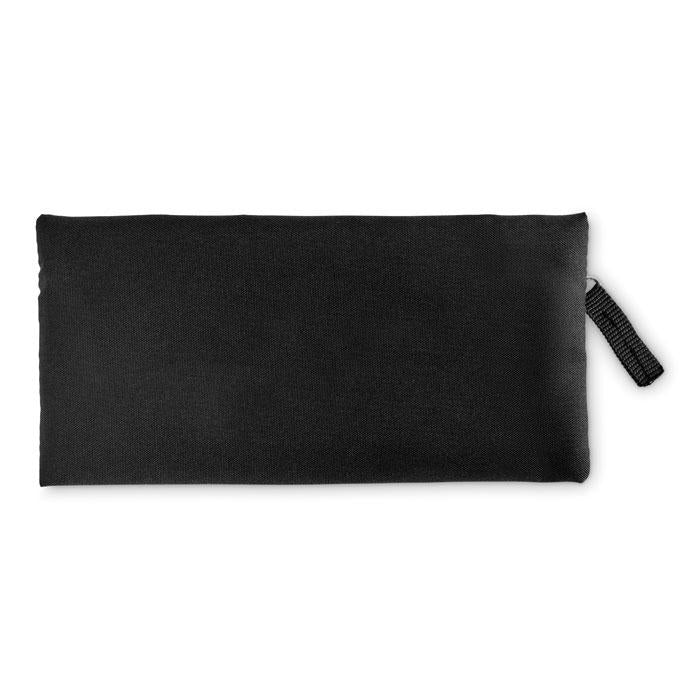 Black - Side - MidOcean Study Zipped Pencil Case
