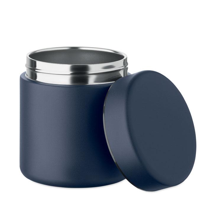 French Navy - Back - MidOcean Gosnack Double-Walled 500ml Lunch Box