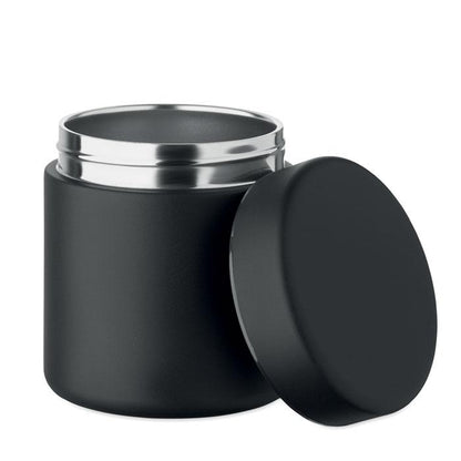 Black - Back - MidOcean Gosnack Double-Walled 500ml Lunch Box
