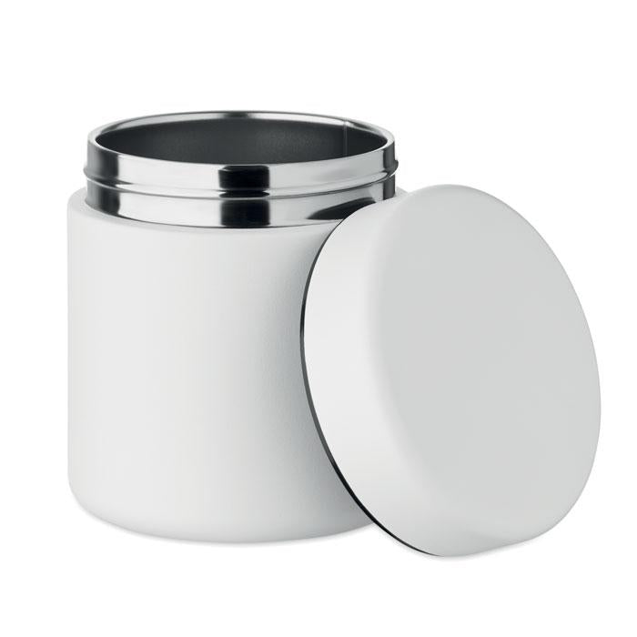White - Back - MidOcean Gosnack Double-Walled 500ml Lunch Box
