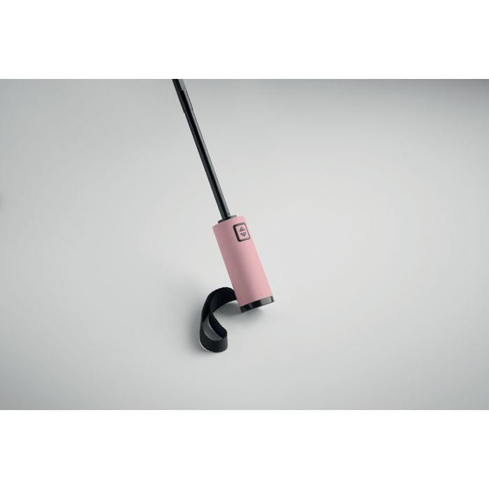 Baby Pink - Pack Shot - MidOcean Agumbe Windproof Folding Umbrella